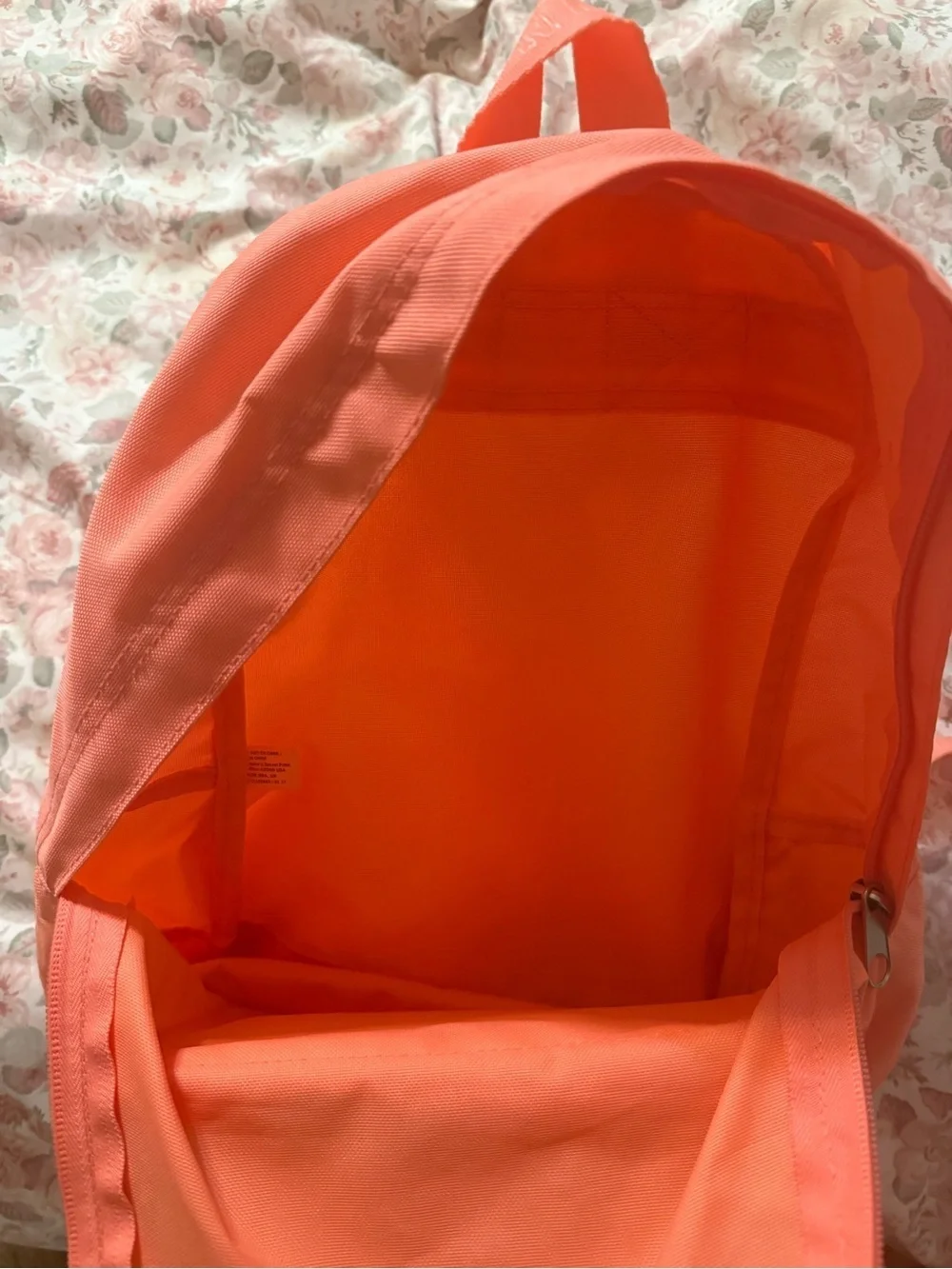 PINK Coral Canvas Backpack